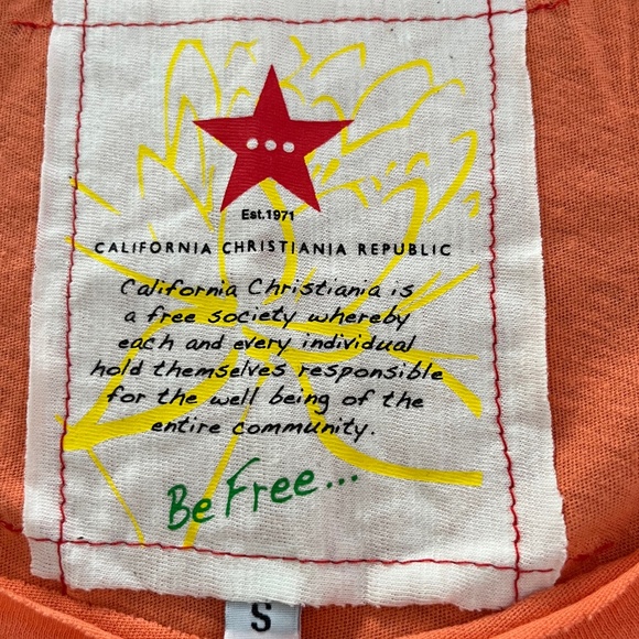 California Christiania Republic oversized T-shirt, Be Free - Picture 6 of 12